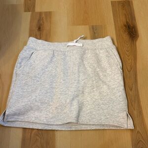 Abercrombie Kids Light Gray Skirt with Black shorts